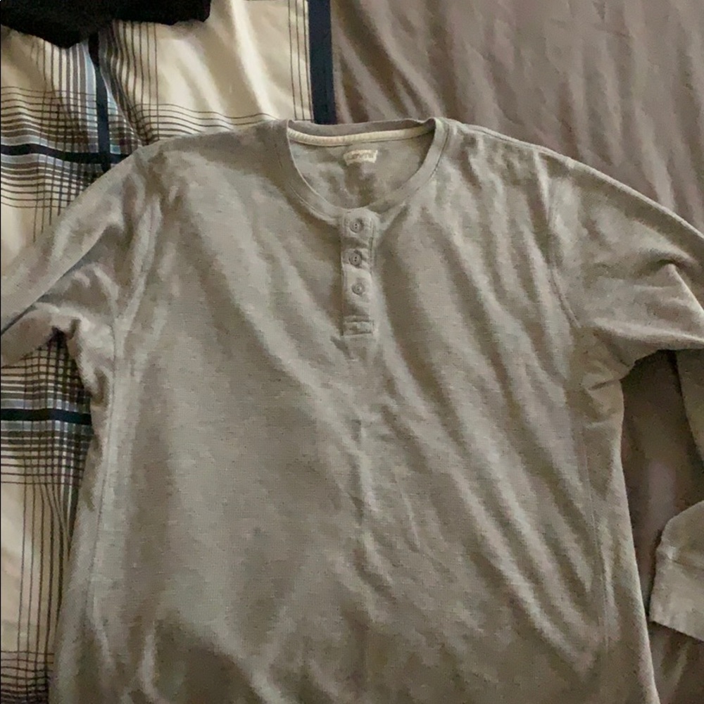 Gray thermal long sleeve